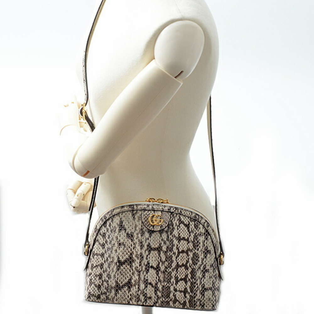 Gucci Ophidia Shoulder Bag Python White Black - image 3